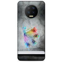 Lopard İnfinix Note 7 Uyumlu Kılıf Tüyler (38) Neo Hybrid Kılıf