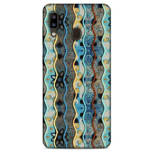 Samsung Galaxy A20 Kılıf Baskılı Özel Seri Taşlı (30) Silicone Case