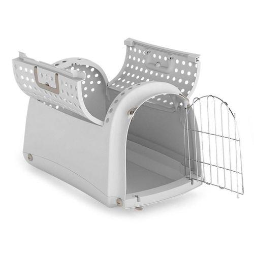 Imac Lınus Cabrıo Üstü Açılır Evcil Hayvan Taşıma Çantası Gri 52,5x32x34,5cm