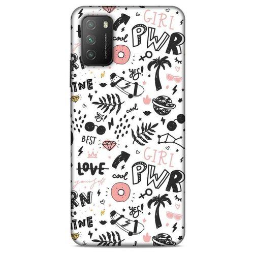 Lopard Xiaomi Poco M3 Uyumlu Kılıf Pop Culture (9) Kılıf