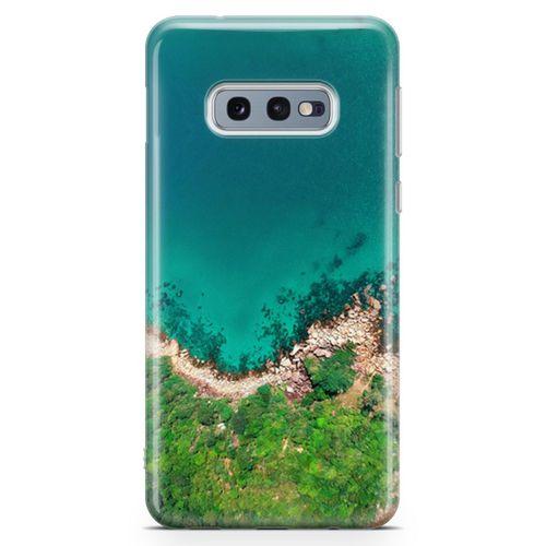 Samsung Galaxy S10e Kılıf Mavi Tur Arka Kapak Koruma Desenli Full Koruyucu