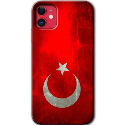 iPhone 11 Kılıf HD Desen Baskılı Arka Kapak + Temperli Cam - Albayrak