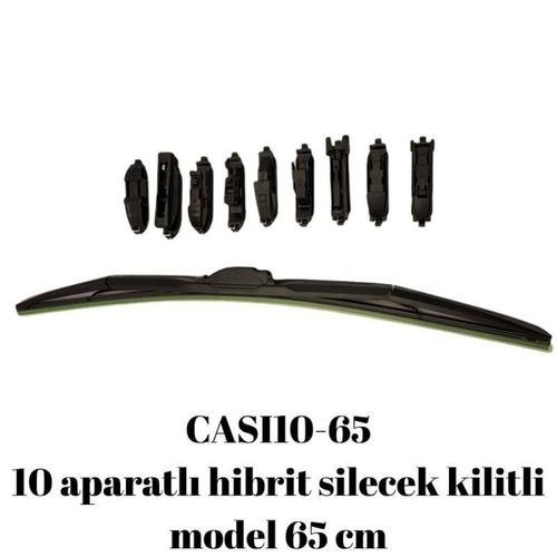 10 aparatlı hibrit silecek kilitli model 65 cm / CASI10-65