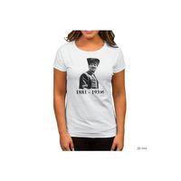 Atatürk 198 Beyaz Kadın Tişört