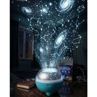 Bluetooth Hoparlörlü Yıldız Projeksiyon Gece Lambası Uzaktan Kumandalı Ve Döner Işık Efektli