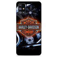 Samsung Galaxy M31s Uyumlu Kılıf Motorsiklet (13) Silikon Kap Harley Davidson