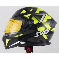 SEVGENT Kask Çenesi Açılır Gözlüklü Evo Sarı-Siyah 90602 -M-