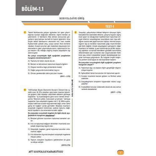 2026 YKS AYT SOSYOLOJİ Kara Kutu ÖSYM Çıkmış Soru Havuzu Bankası Dijital Çözümlü