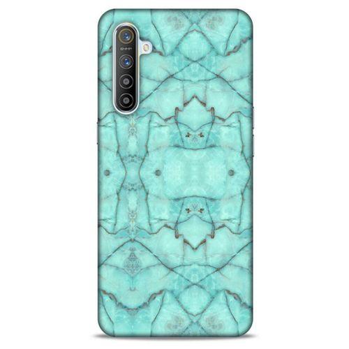 Mermer Desenli (14) Tema Lansman Kılıf Camgöbeği Oppo Realme XT Kılıf