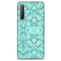 Mermer Desenli (14) Tema Lansman Kılıf Camgöbeği Oppo Realme XT Kılıf