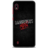 Samsung Galaxy A10 Kılıf HD Baskılı Kılıf - Dangerous Man + Tam Ekran Koruyucu