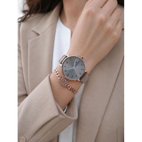 Daniel Klein Deri Kordonlu 2 Yıl Garantili 3 Atm Suya Dayanıklı Kadın Kol Saati+Bileklik BD.12810.2