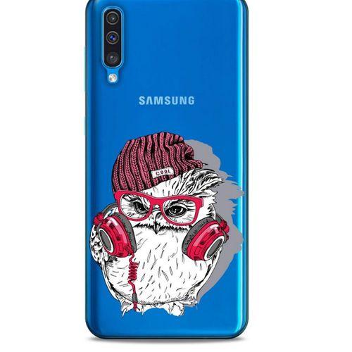 Zoologix (33) Samsung Galaxy A50 Şeffaf Kılıf Silikon Desenli