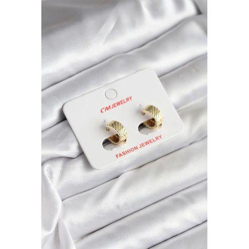 14K Gold Renk Kaplama CM Kadın Küpe