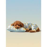 Pineapple Summer Penye Köpek Uyku Takımı | Küçük Irklar İçin | Ananas Desenli | Tüy Dökülmesini Azaltır