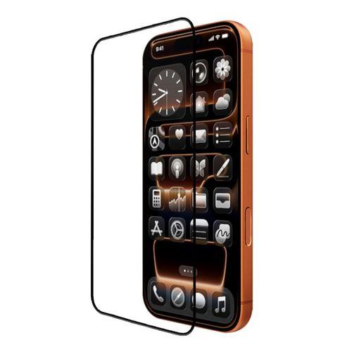 Apple iPhone 16 Pro Mohseven Safir Coating HD 3D Glue Temperli Cam Ekran Koruyucu