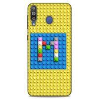 Lopard Samsung Galaxy M30 Uyumlu Kılıf BloX (24) Darbe Emici Kılıf M Harfi