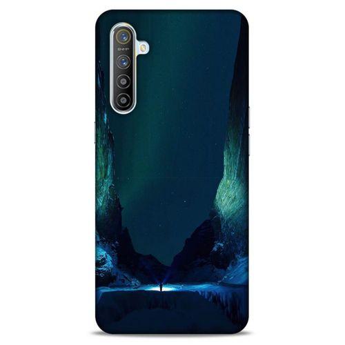 Lopard Oppo Realme XT Uyumlu Kılıf Gece'S (13) Silikon Kap Yeşil
