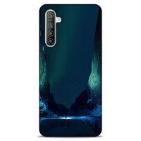 Lopard Oppo Realme XT Uyumlu Kılıf Gece'S (13) Silikon Kap Yeşil