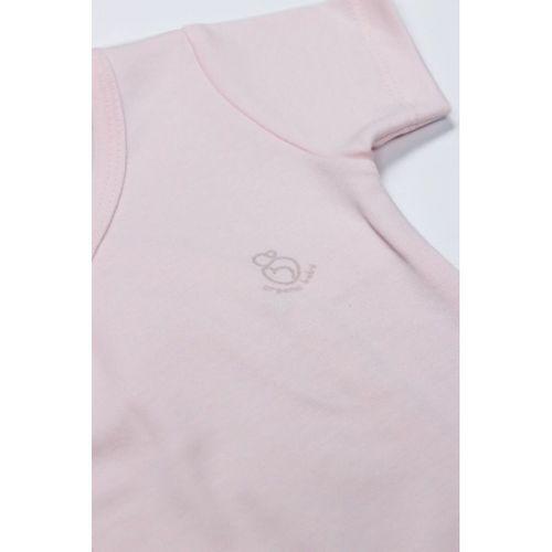 Bistyle Organik Natural Basic Style Kruvaze Yarım Kol Body Bs17101 Pembe