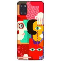 Lopard Samsung Galaxy A31 Uyumlu Kılıf Soyut Sanat (15) Baskılı Antişok Kılıf