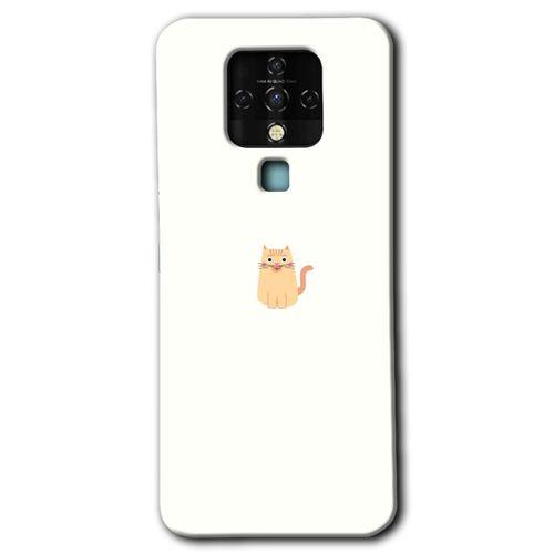 Tecno Camon 16 Kılıf HD Desen Baskılı Arka Kapak - Cat Minimalism