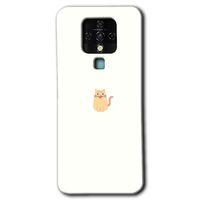 Tecno Camon 16 Kılıf HD Desen Baskılı Arka Kapak - Cat Minimalism