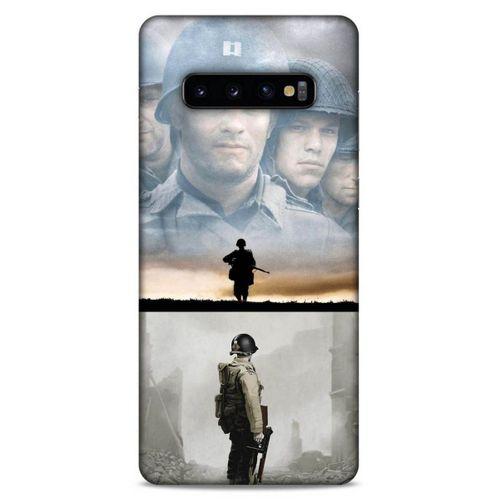 Lopard Samsung Galaxy S10 Plus Uyumlu Kılıf IMDB Film (23) Ultra Koruma Kılıfı Er Ryan'ı Kurtarmak