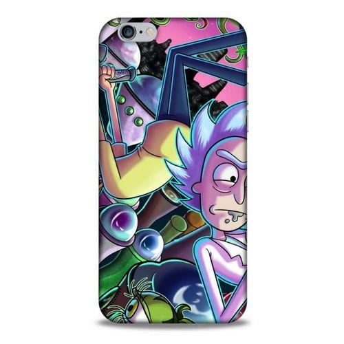 Apple Iphone 6S Uyumlu Kılıf Rick And Morty (40) Fit Silikon Kılıf Rick D. Sanchez