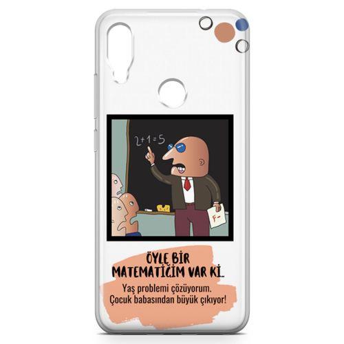 Xiaomi Redmi Note 7 Pro Kılıf Caps Matematik Arka Kapak Koruma Desenli Full Koruyucu