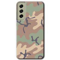 Samsung Galaxy S21 FE Kılıf Baskılı Kapak - Kamuflaj 29 +Tam Ekran Koruyucu