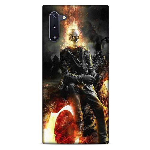 Samsung Galaxy Note 10 Uyumlu Kılıf Motorsiklet (16) Kalın Kılıf İskelet