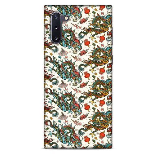 Samsung Galaxy Note 10 Kılıf Dragons (20) Koruyucu Kılıf Ejderha Japon