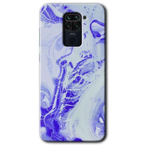Xiaomi Redmi Note 9 Kılıf Baskılı Arka Kapak - Cranny Liquid Wall +Tam Ekran Koruyucu