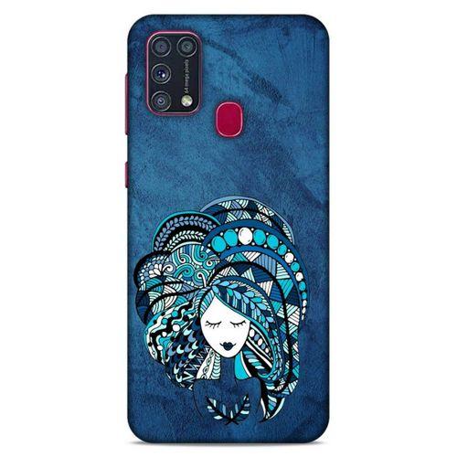 Lopard Samsung Galaxy M31 Uyumlu Kılıf Sürreal Yüzler ♀ (35) Fit Design Kılıf Baskılı