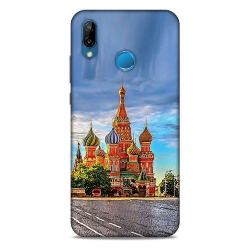 Huawei P20 Lite Kılıf Dünya Mimarisi (22) Tam Koruma Kılıfı Aziz Vasil Rusya