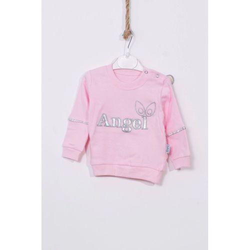 Angel Kanat Detaylı % 100 Pamuk Kız Bebek Takımı