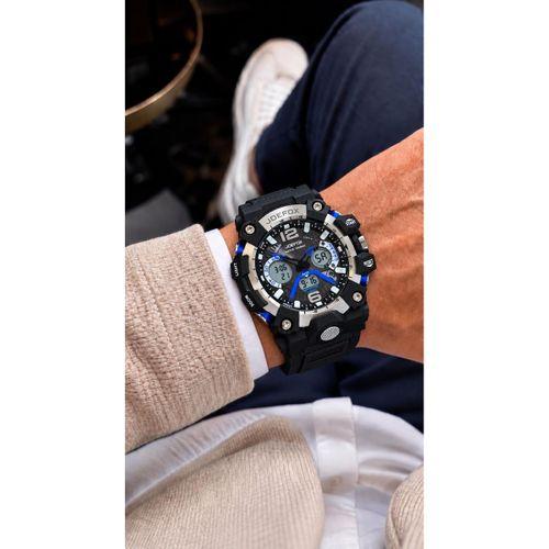 Joefox Digital Ve Analog 2 Yıl Garantili Kronmetre+Takvim+Alarm+Aydınlatma Erkek Kol Saati JOE.Y6