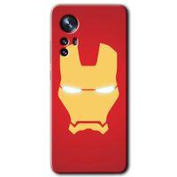 Xiaomi Mi 12 Kılıf HD Desen Baskılı Arka Kapak - İronMan + Kırılmaz Cam