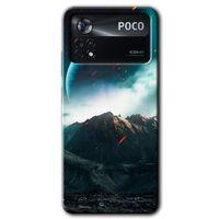 Potkal Hediye Fabrikası Poco x4 Pro Kılıf HD Desen Baskılı Arka Kapak - Uzay Gökyüzü