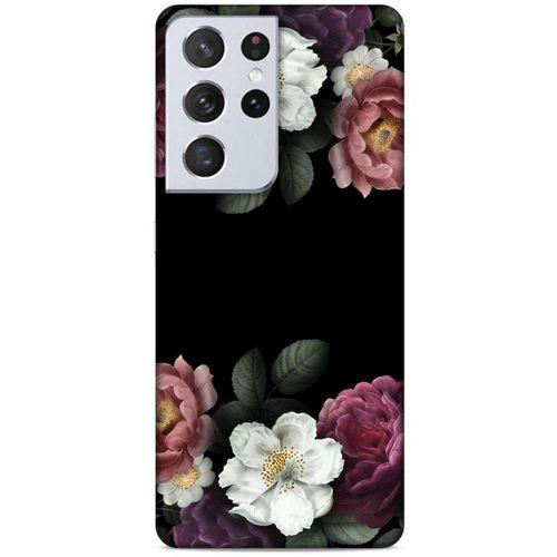 Lopard Samsung Galaxy S21 Ultra Uyumlu Kılıf Bahar (22) Tam Koruma Kılıfı Güller