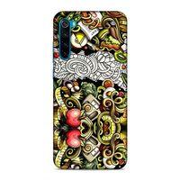 Xiaomi Redmi Note 8T Kılıf Diyet Doodle Arka Kapak Silikon Koruma Full Koruyucu