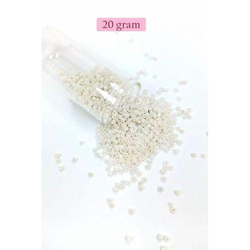 Dökme Cam Kum Boncuk (11/0) 2 mm - 4 Renk - Toplam 80 Gram -  BNC406