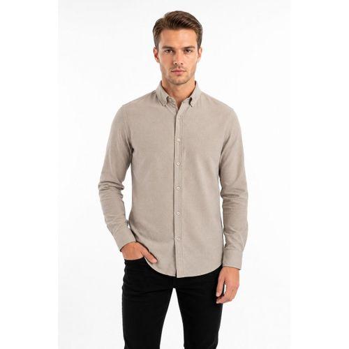 Erkek Spor Slim Fitt Uzun Kol Gömlek BGL-ST05438