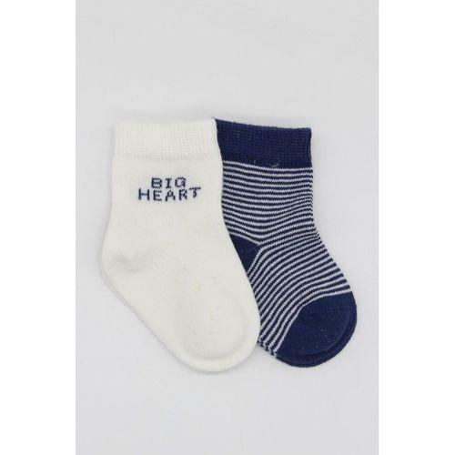 Bistyle Bistyle Big Heart Penye Soket Çorap 2'Li BS10117 Lacivert