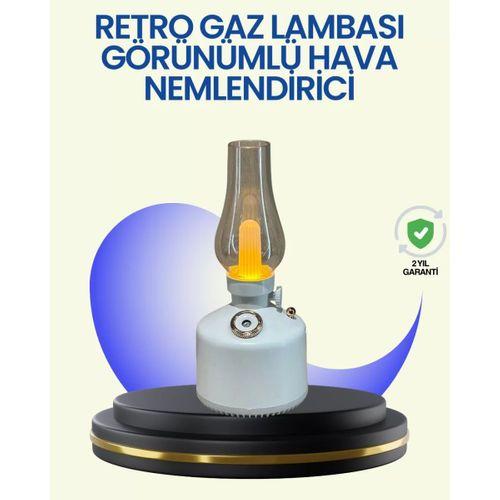280 Ml Tanklı Retro Gaz Lambası Difüzör Usb Şarjlı Hava Nemlendirici