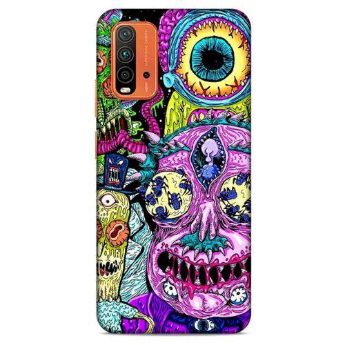 Xiaomi Redmi Note 9 4g Uyumlu Kılıf Rick And Morty (47) Crystal Flex Kılıf Decoy Mortys