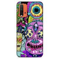 Xiaomi Redmi Note 9 4g Uyumlu Kılıf Rick And Morty (47) Crystal Flex Kılıf Decoy Mortys
