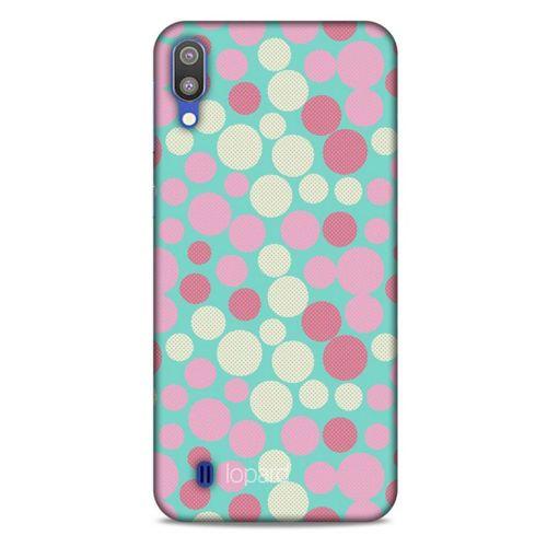 Samsung Galaxy M10 Kılıf Pastel Renkler (50) Shockproof Kılıf Bordo Pembe