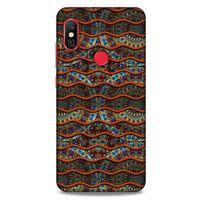 Xiaomi Mi A2 Lite Kılıf Baskılı Özel Seri Taşlı (35) Fit Design Kılıf